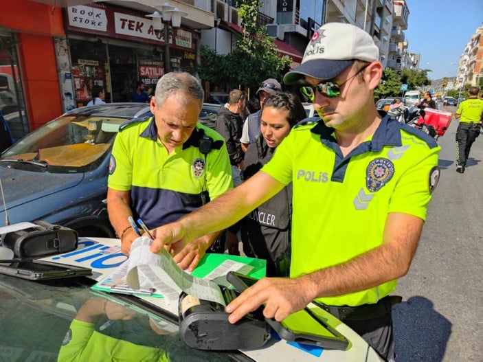 Aydın’da yapılan denetim sonrası motosiklet sürücülerine ceza yağdı