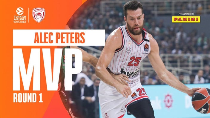 EuroLeague’de ilk haftanın MVP’si Alec Peters seçildi