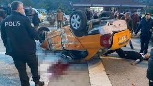 Karabük’te karşı şeride uçan otomobil dehşet saçtı: 1 ölü 4 yaralı