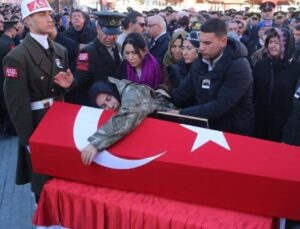 Pençe şehidi Mehmet Serinkan son yolculuğuna uğurlandı