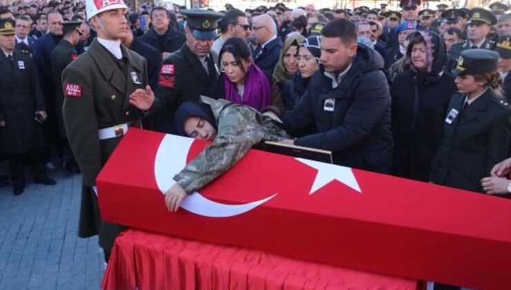 Pençe şehidi Mehmet Serinkan son yolculuğuna uğurlandı