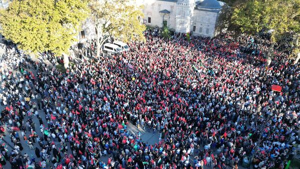 İstanbul’da Filistin yürüyüşü yapılıyor