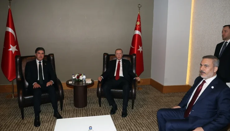 Cumhurbaşkanı Erdoğan, Neçirvan Barzani’yle Görüştü: Ortak Mücadele Mesajı